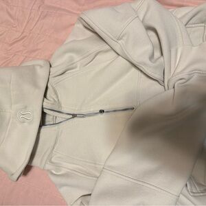 lululemon athletica Cream Bomber Jacket